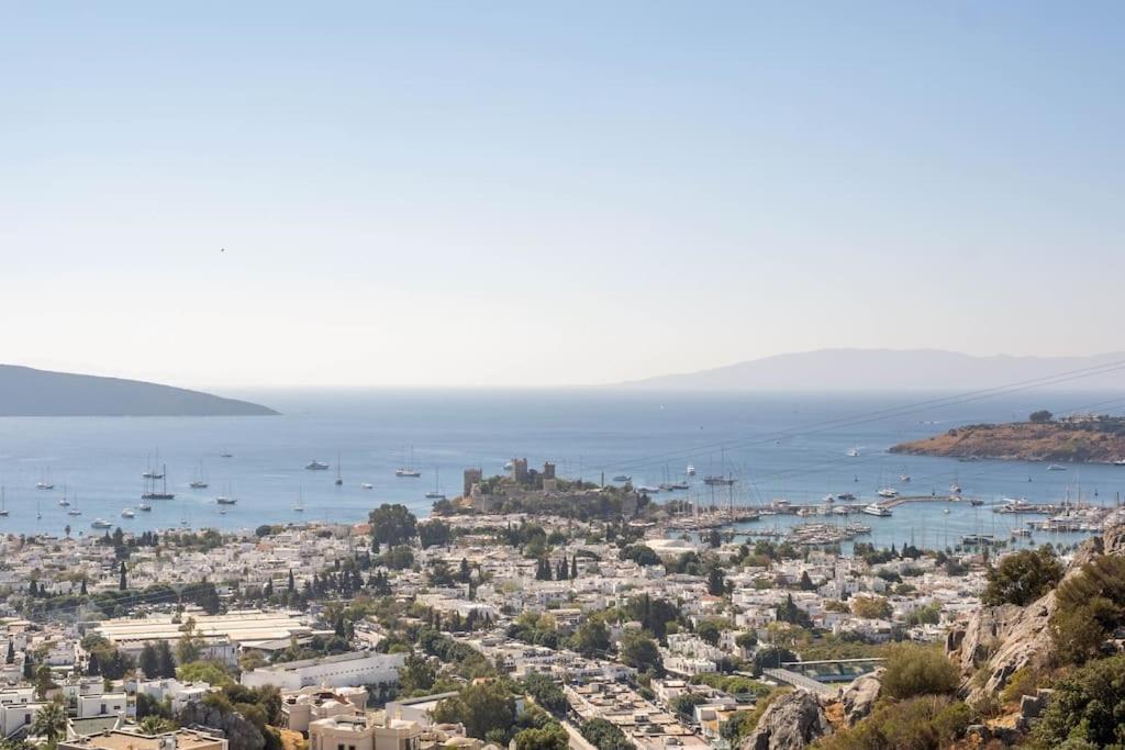 Bodrum Burcu Residence, Magnificent Sea View, Cozy, Free Otopark, Free Wifi Ngoại thất bức ảnh