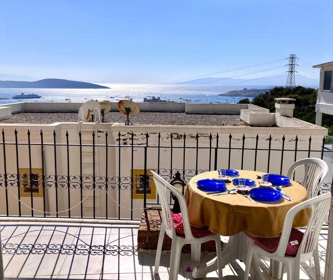 Bodrum Burcu Residence, Magnificent Sea View, Cozy, Free Otopark, Free Wifi Ngoại thất bức ảnh